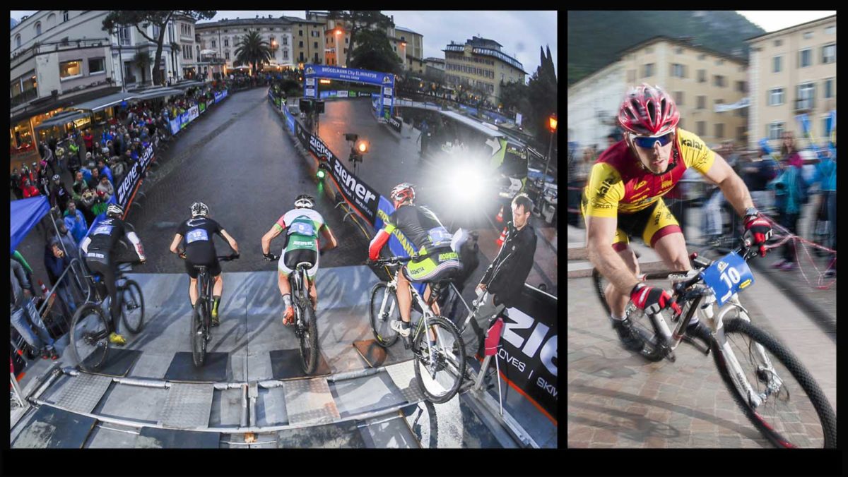 Eventfotografie-Reportage-MTB-Mountainbike-Bikefestival-Gardasee-Wettkampf-Rennfahrer-Riva-Abends
